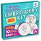 Embroidery Sewing Kit for Beginners (Multicolor) 9 x 1.5 x 10 inches